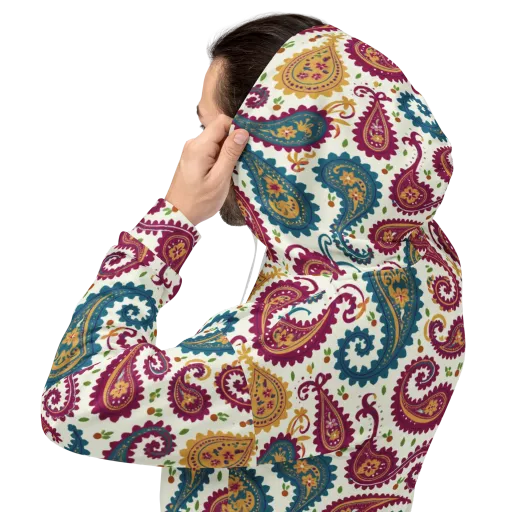 Paisley Bazaar on a Hoodie