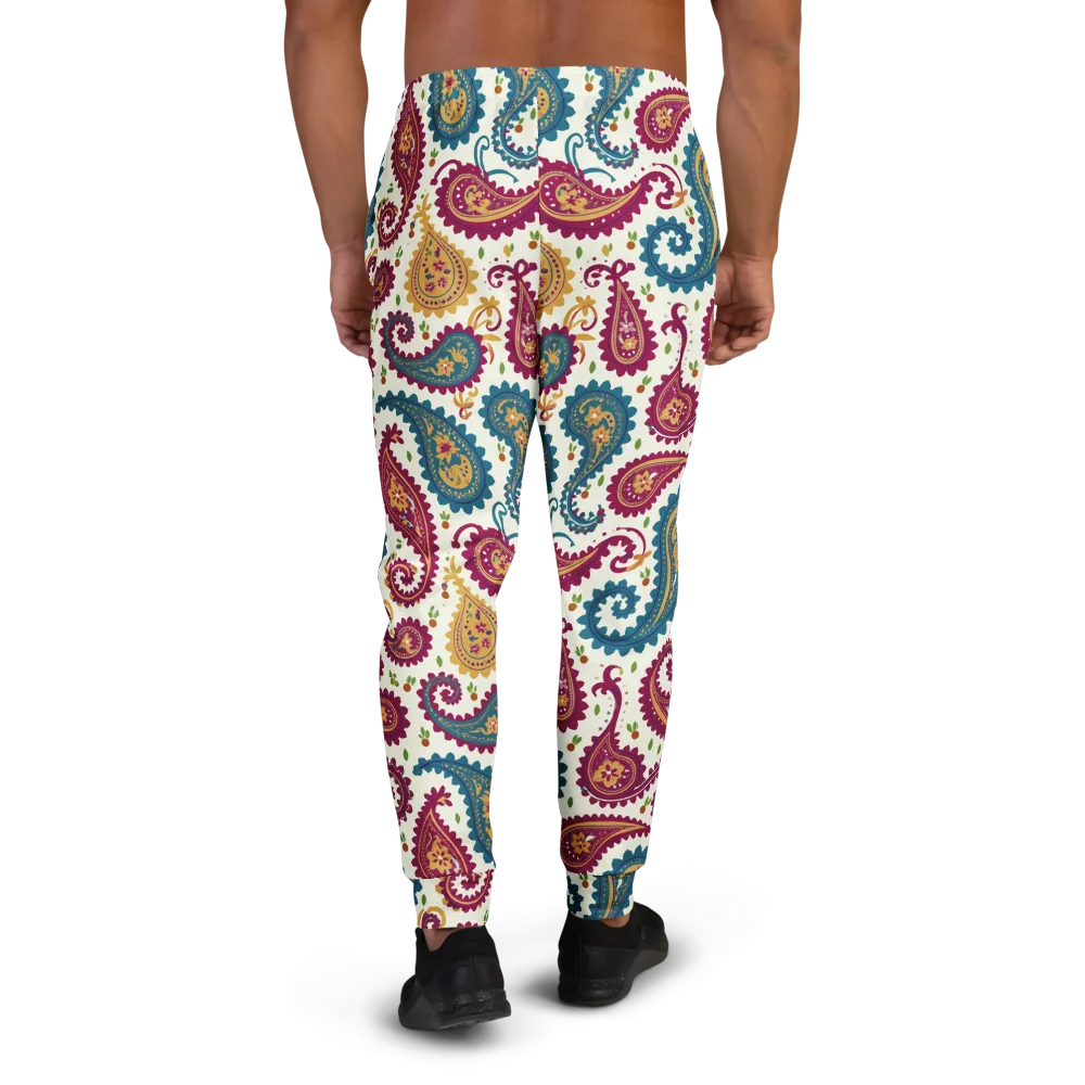 Paisley Bazaar on Men's Joggers — Back