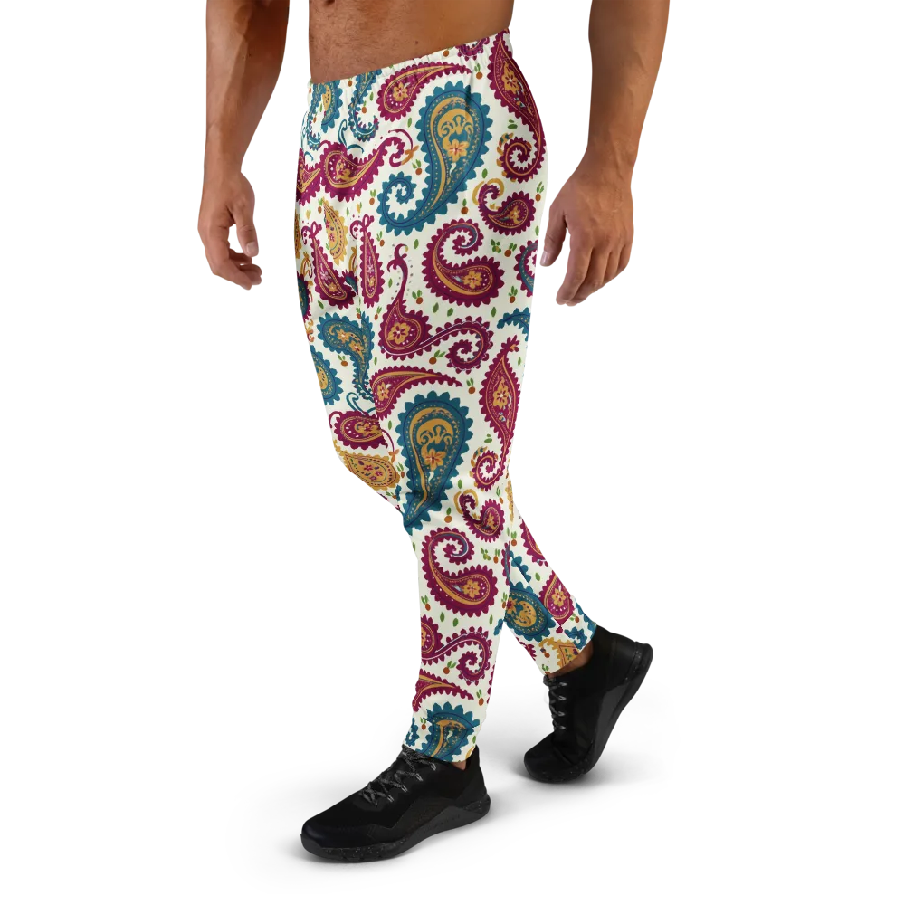 Paisley Bazaar on Men's Joggers — Left