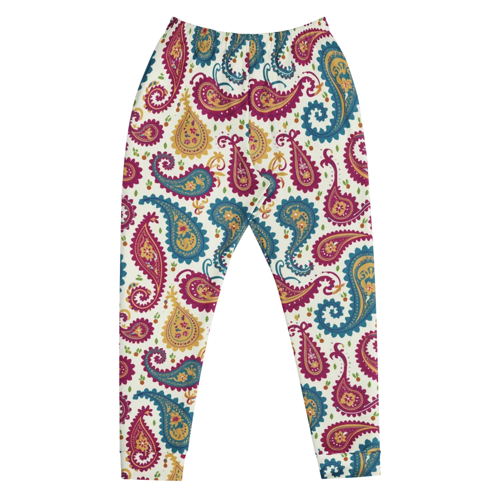 Paisley Bazaar on Men's Joggers — Front