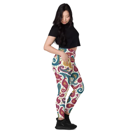 Paisley Bazaar on a Leggings with Pockets