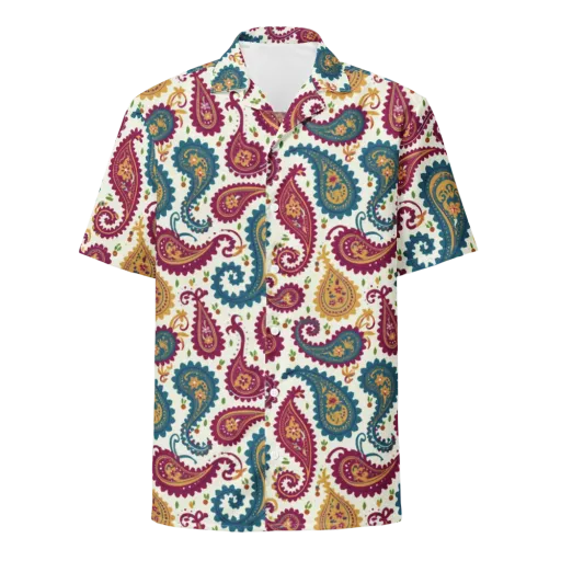 Paisley Bazaar on a Button Shirt