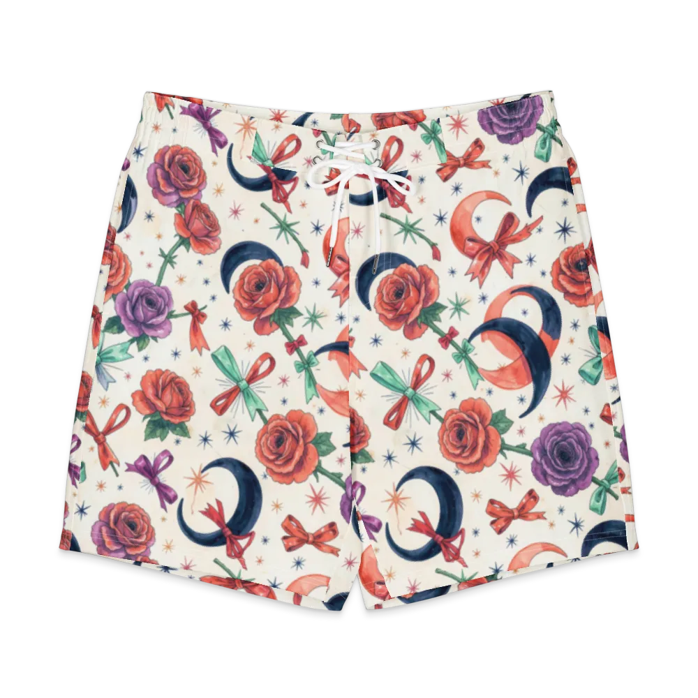Ribbon Eclipse on Men's Board Shorts — Front
