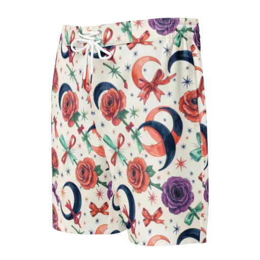 Ribbon Eclipse on a Men's Board Shorts