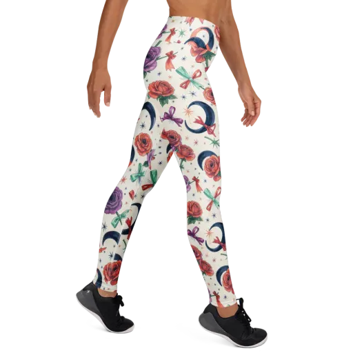 Ribbon Eclipse on a Yoga Leggings
