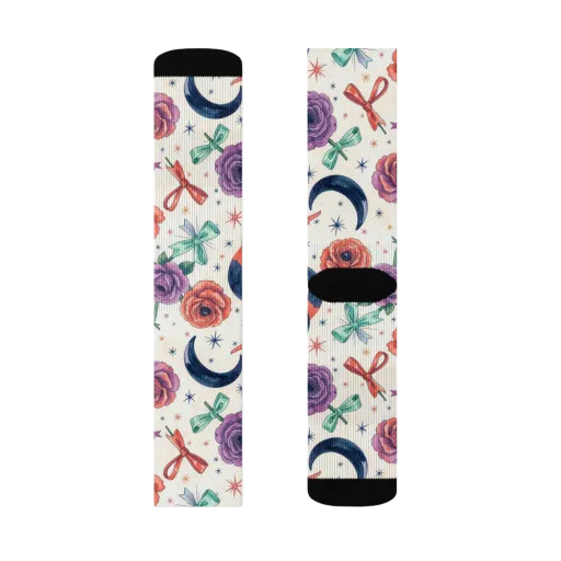 Ribbon Eclipse on a Socks
