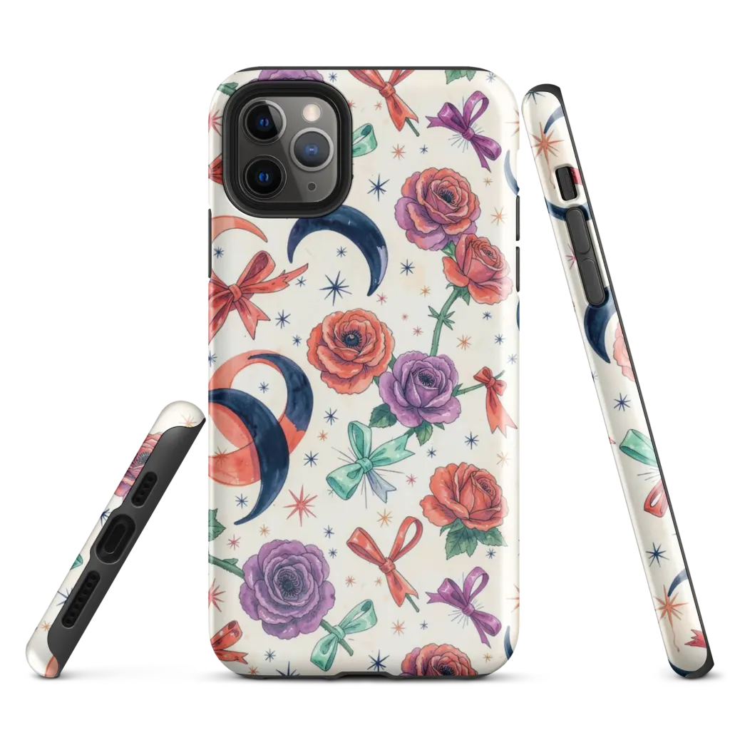 Ribbon Eclipse on Tough Case for iPhone® — Front