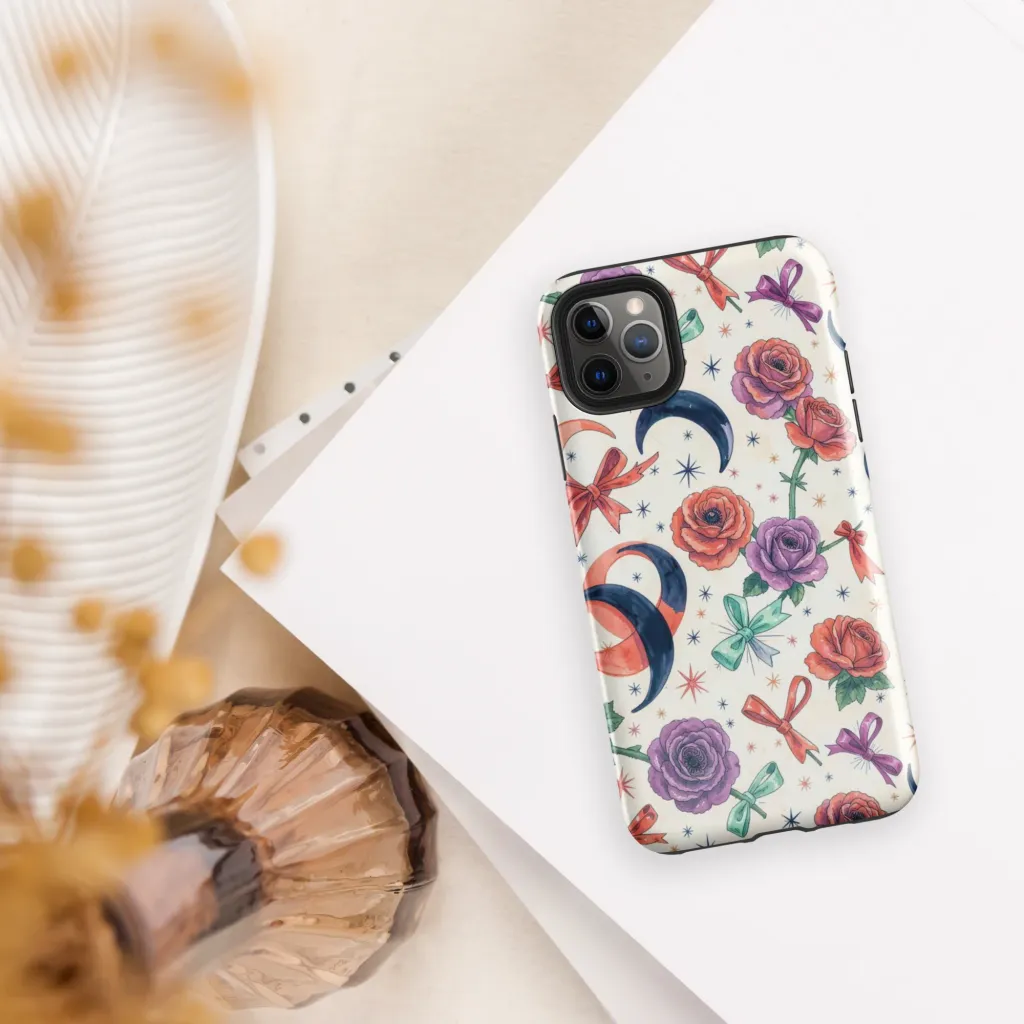 Ribbon Eclipse on Tough Case for iPhone® — Front