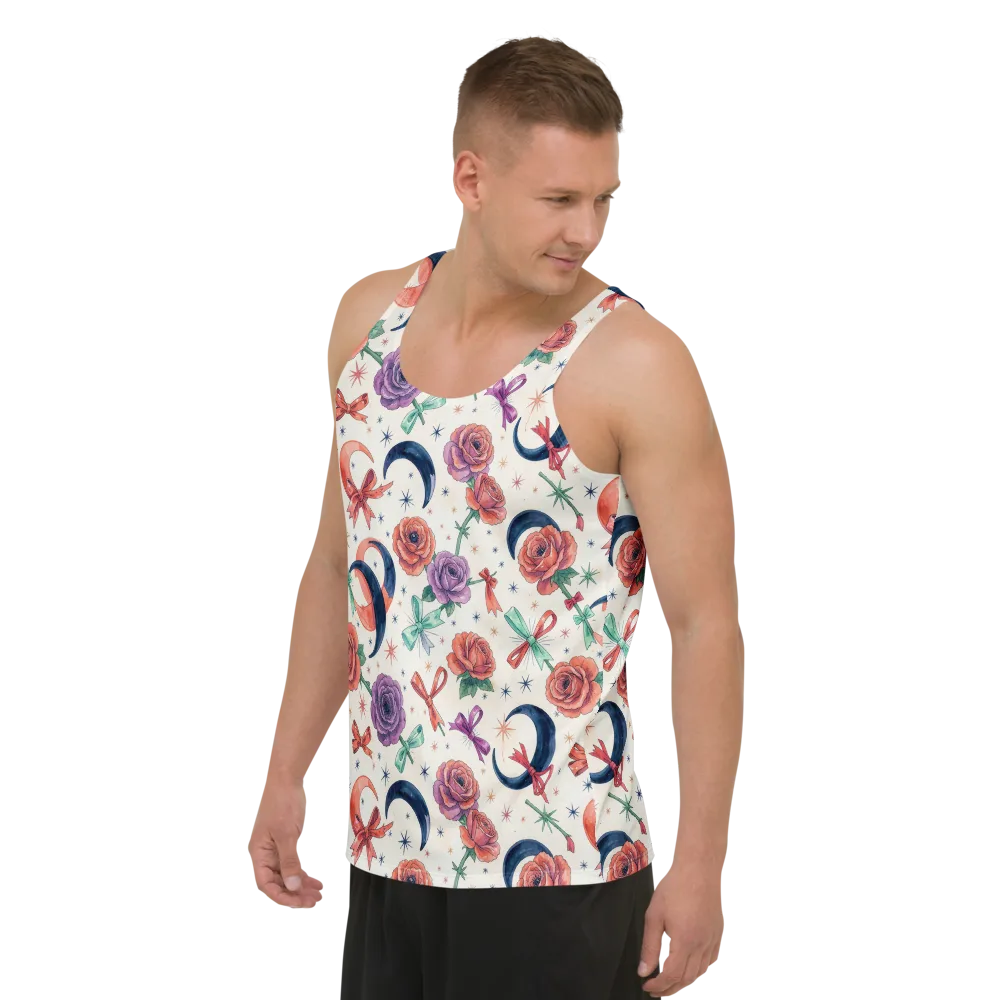 Ribbon Eclipse on Men's Tank Top — Left Front