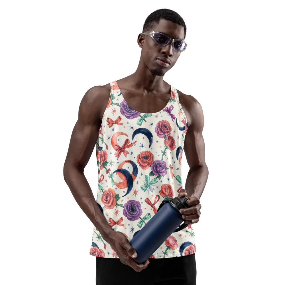 Ribbon Eclipse on Men's Tank Top — Front