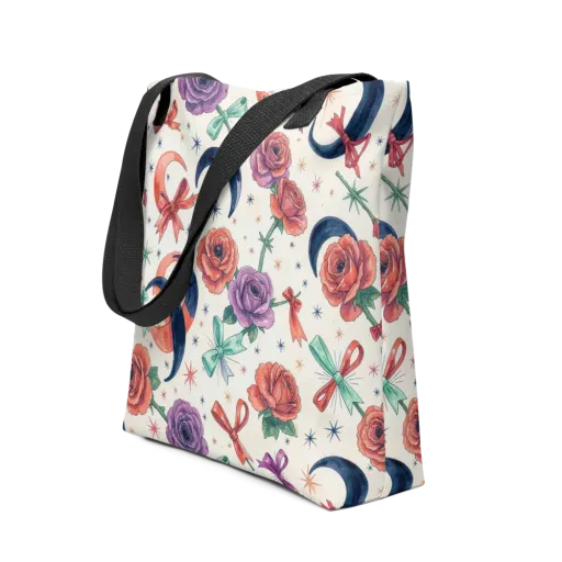 Ribbon Eclipse on a Tote Bag
