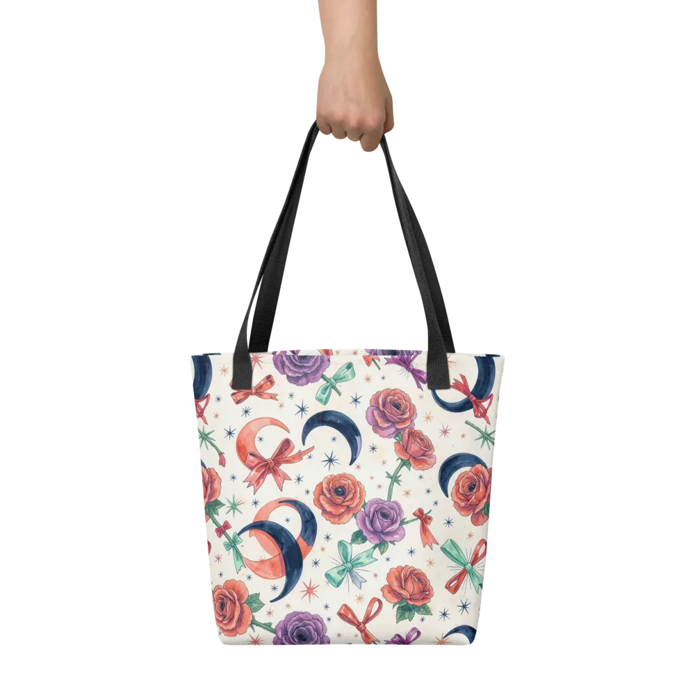 Ribbon Eclipse on Tote Bag — Front