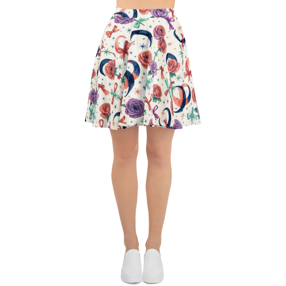 Ribbon Eclipse on Skater Skirt — Front