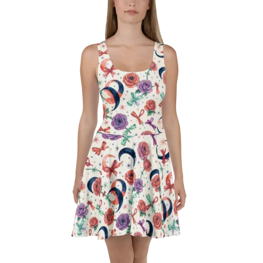 Ribbon Eclipse on a Skater Dress
