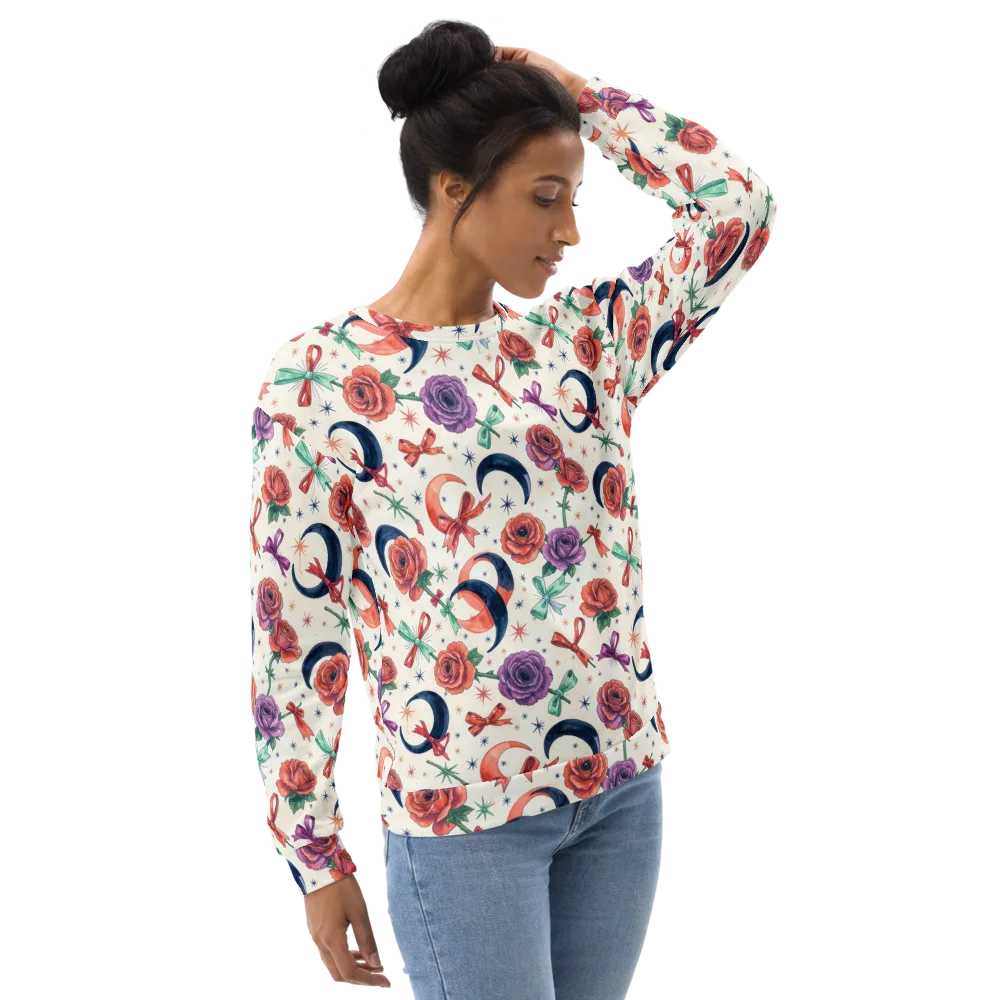 Ribbon Eclipse on Sweatshirt — Right Front