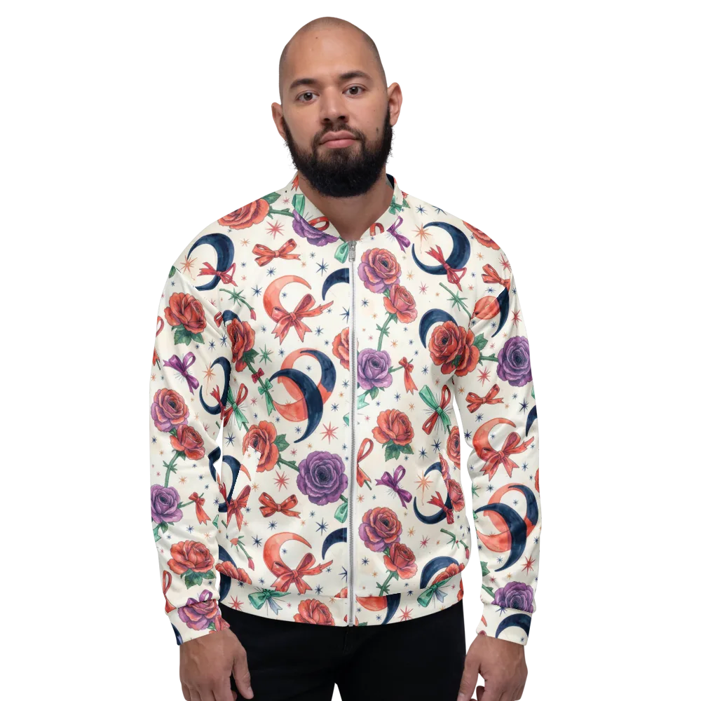 Ribbon Eclipse on Bomber Jacket — Front
