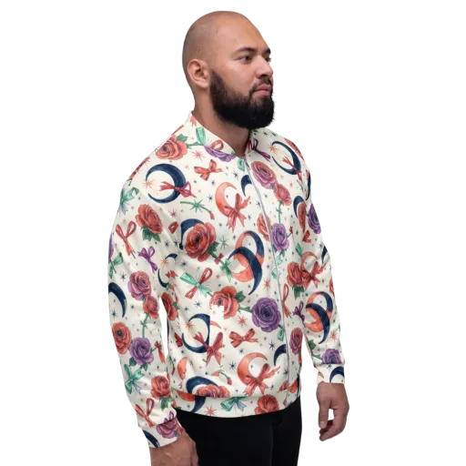 Ribbon Eclipse on a Bomber Jacket