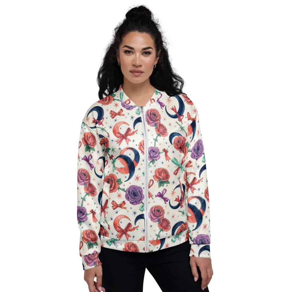 Ribbon Eclipse on Bomber Jacket — Front