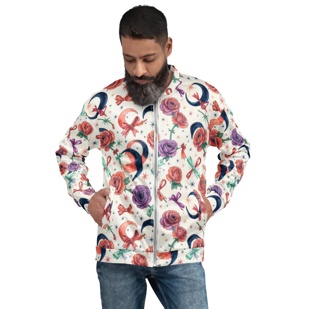 Ribbon Eclipse on Bomber Jacket — Front