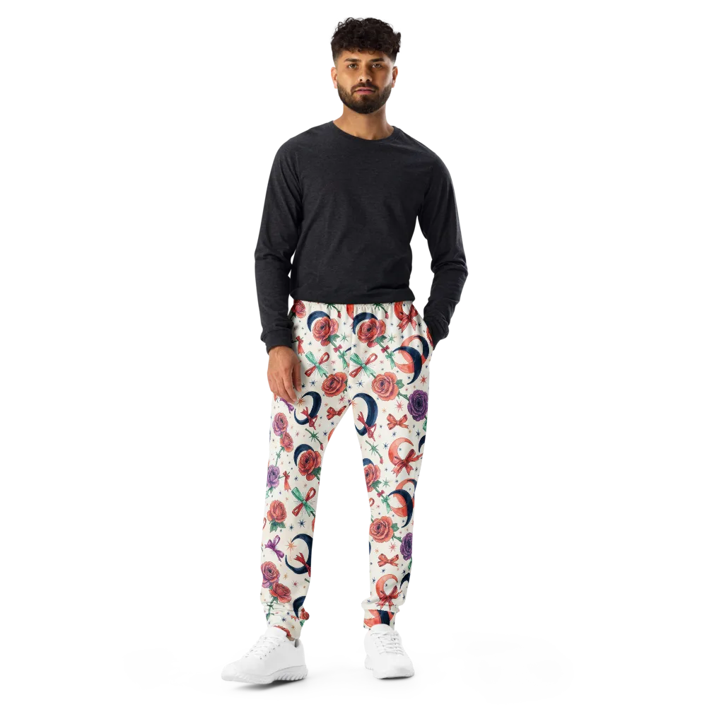 Ribbon Eclipse on Men's Joggers — Front