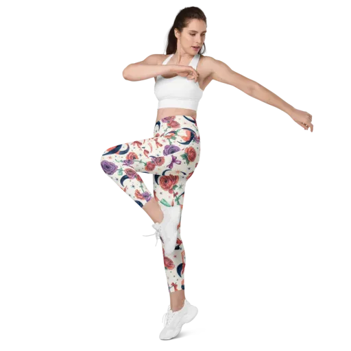 Ribbon Eclipse on a Leggings with Pockets