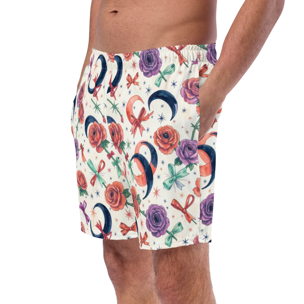 Ribbon Eclipse on Swim Trunks — Left Front