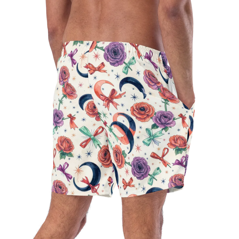 Ribbon Eclipse on Swim Trunks — Right Back