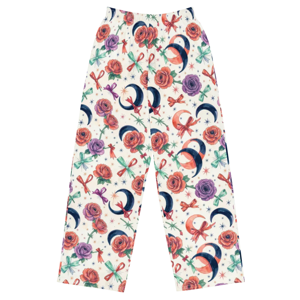 Ribbon Eclipse on Wide-Leg Pants — Front