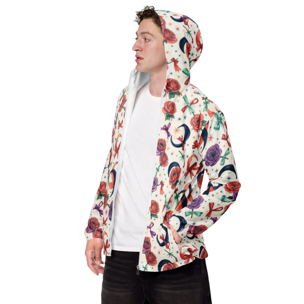 Ribbon Eclipse on Men's Windbreaker — Left Front