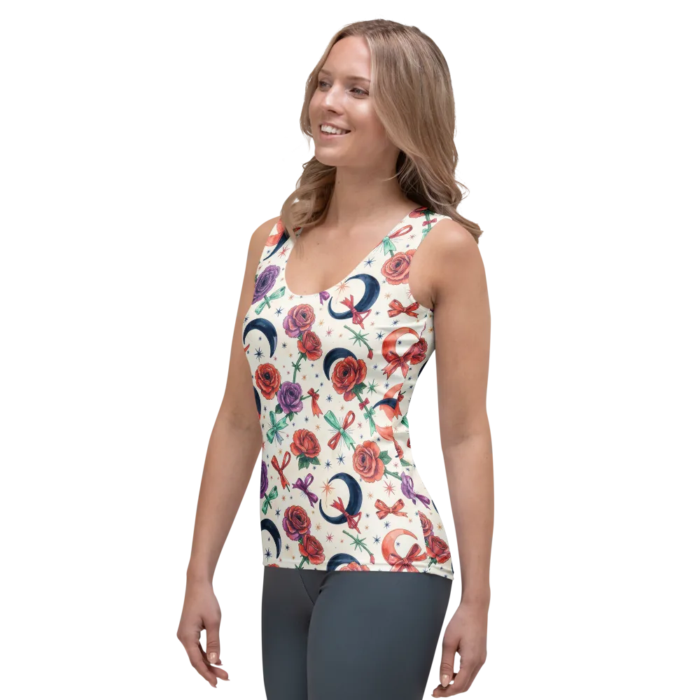 Ribbon Eclipse on Women's Tank Top — Left Front