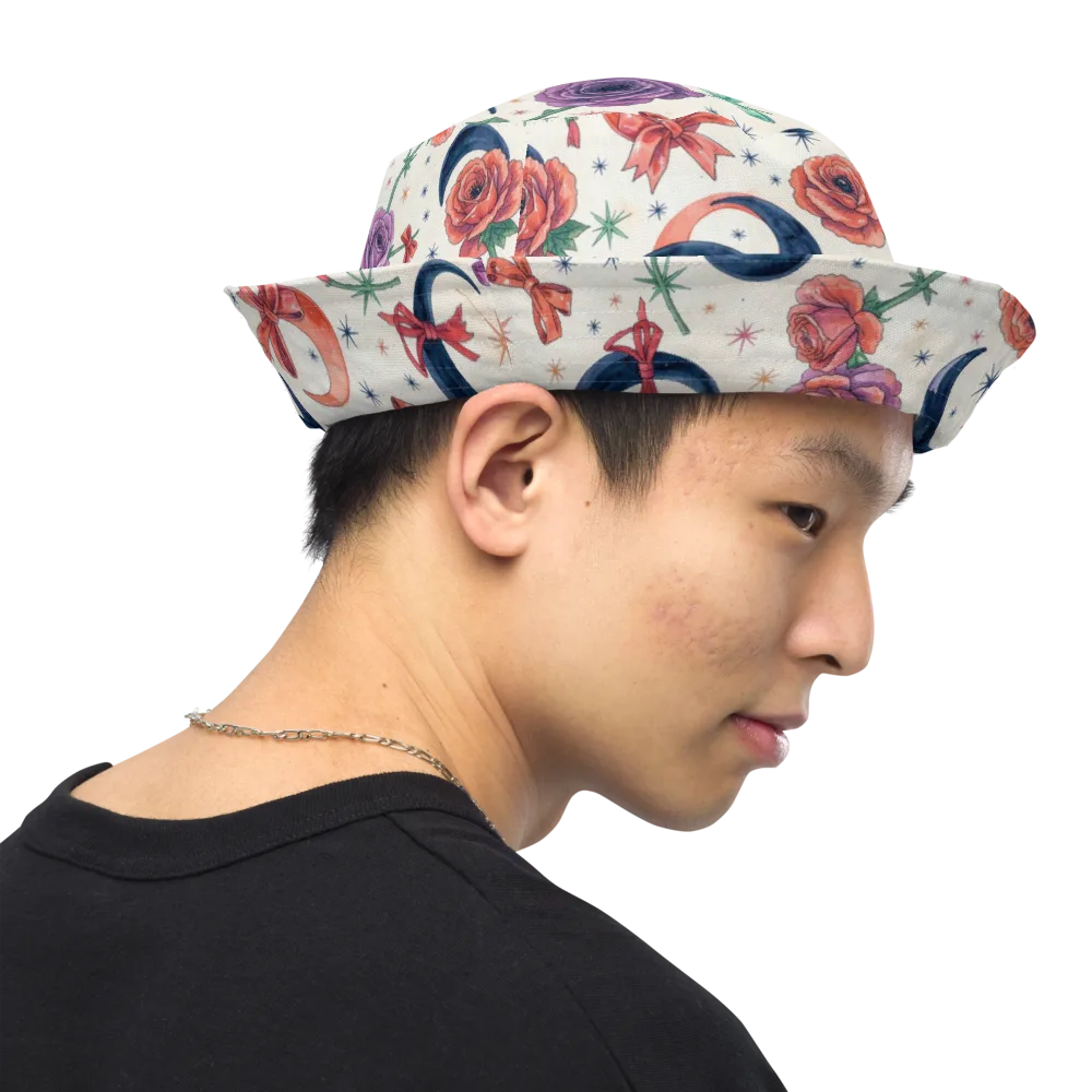 Ribbon Eclipse on Reversible Bucket Hat — Right Outside