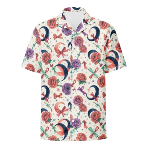 Ribbon Eclipse on a Button Shirt
