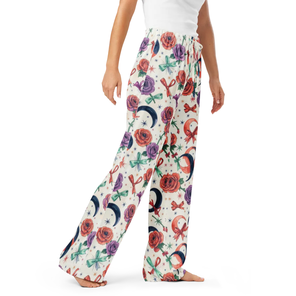 Ribbon Eclipse on Women's Pajama Pants — Right Front
