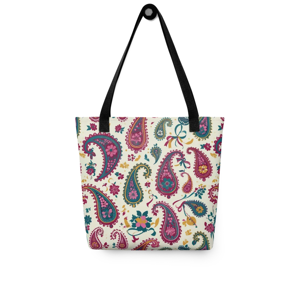 Saffron Paisley on Tote Bag — Front