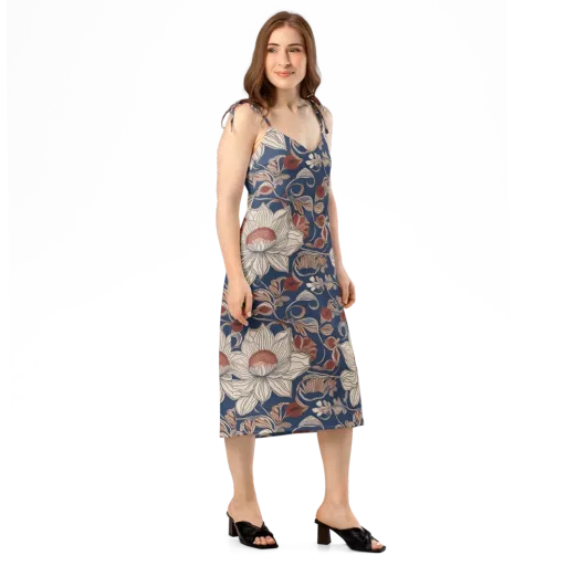 Blue Hour Botanica on a Slip Dress