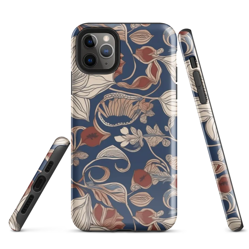 Blue Hour Botanica on Tough Case for iPhone® — Front