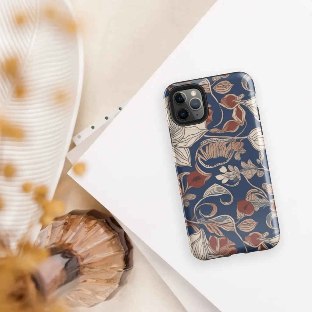 Blue Hour Botanica on Tough Case for iPhone® — Front