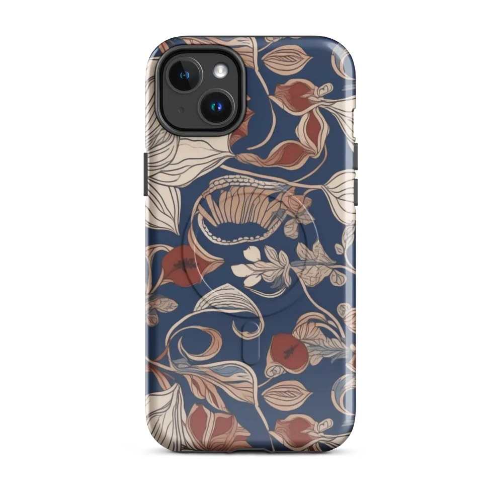 Blue Hour Botanica on MagSafe Tough Case for iPhone® — Front