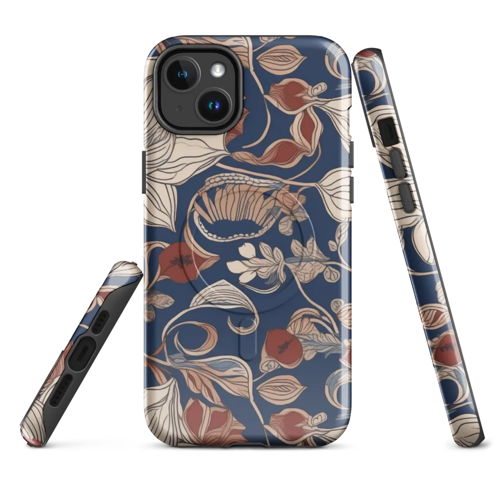 Blue Hour Botanica on MagSafe Tough Case for iPhone® — Front