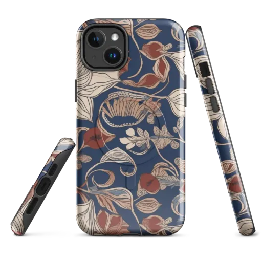 Blue Hour Botanica on a MagSafe Tough Case for iPhone®