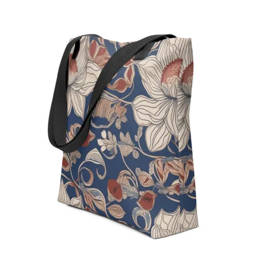 Blue Hour Botanica on a Tote Bag