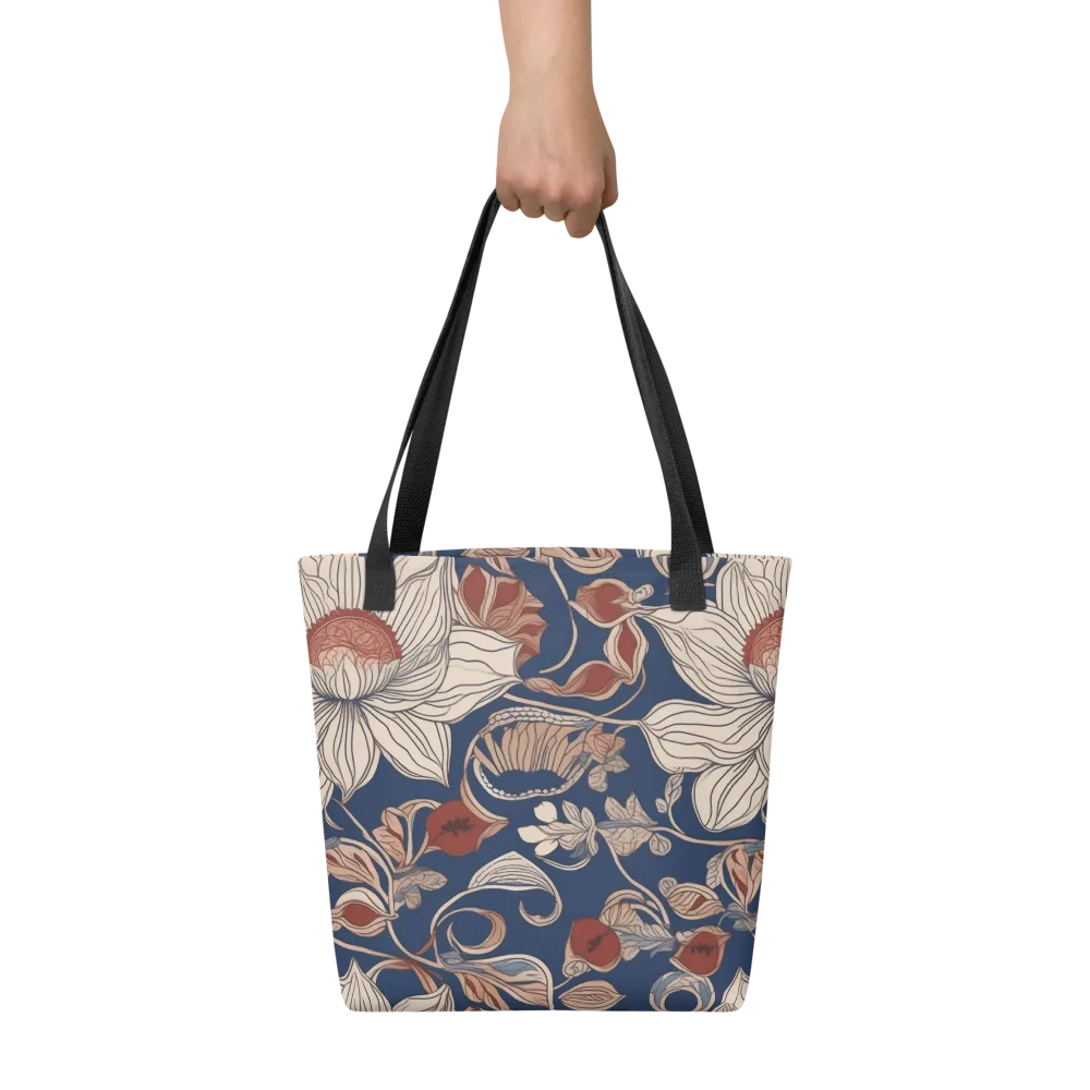 Blue Hour Botanica on Tote Bag — Front