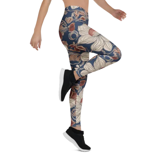 Blue Hour Botanica on a Leggings