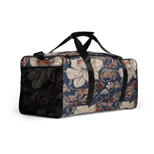 Blue Hour Botanica on a Duffle Bag