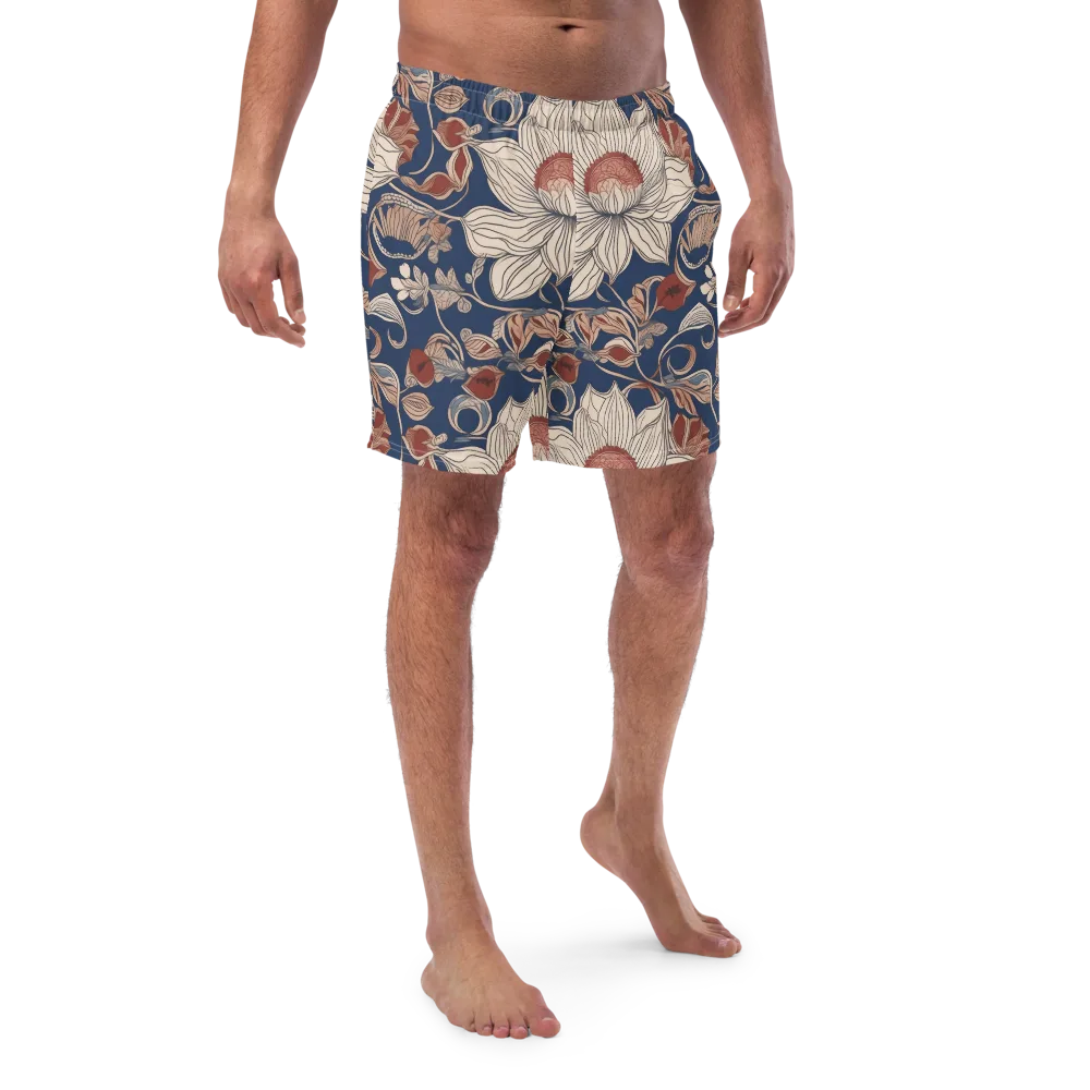Blue Hour Botanica on Swim Trunks — Front