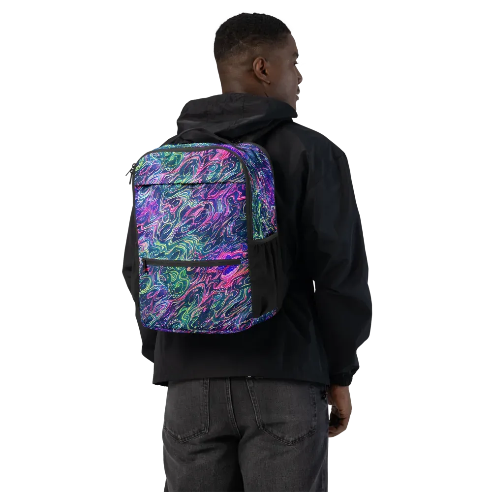Electric Fluid on Utility Backpack — Back