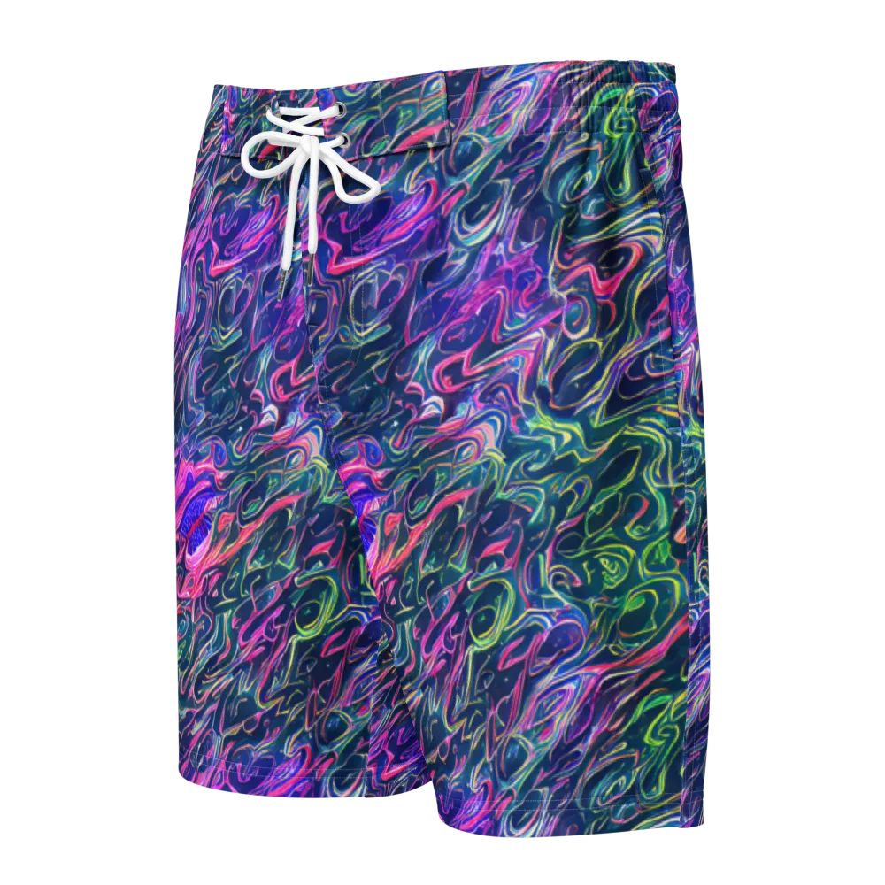 Electric Fluid on Men's Board Shorts — Front