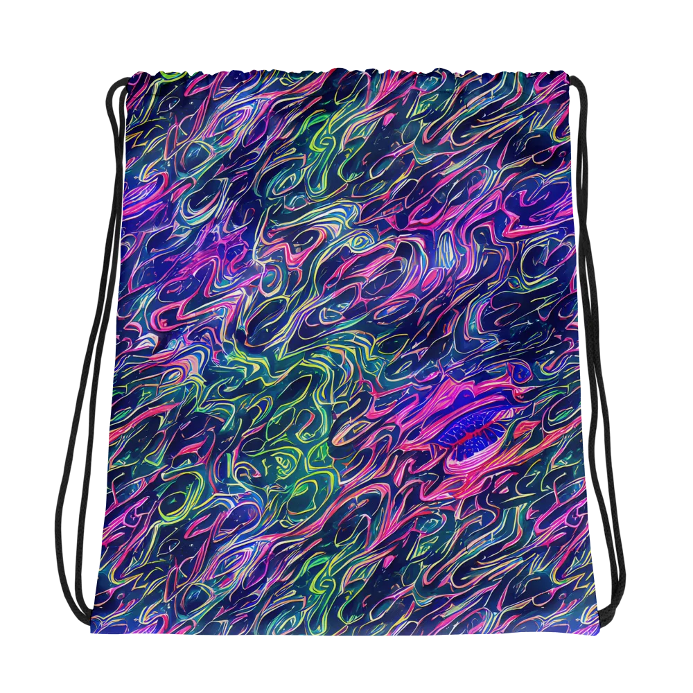 Electric Fluid on Drawstring Bag — Photo