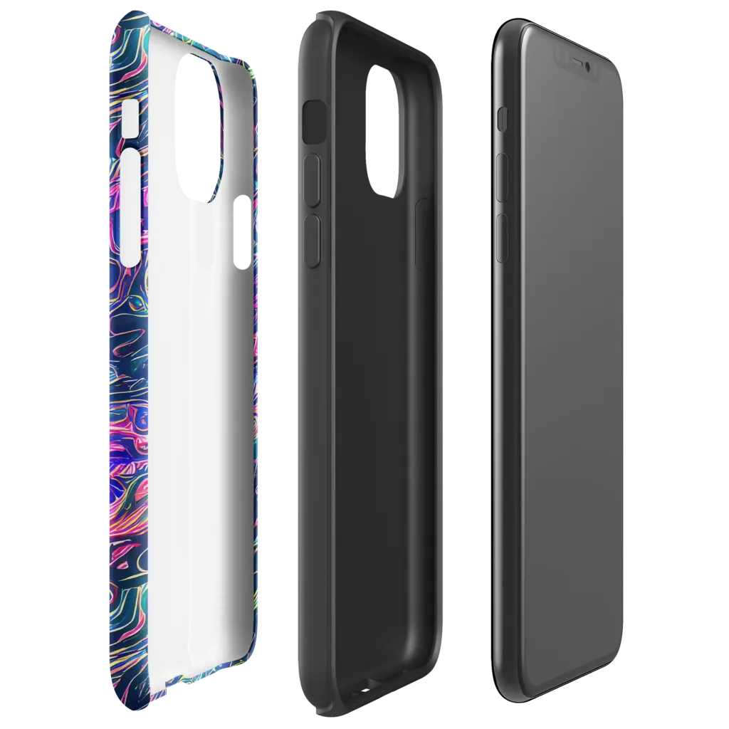 Electric Fluid on Tough Case for iPhone® — Right