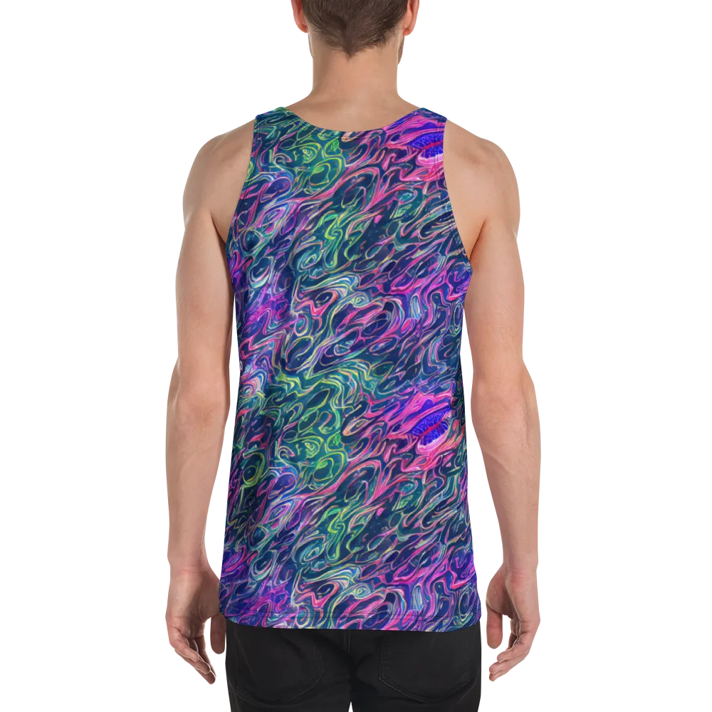 Electric Fluid on Men's Tank Top — Back